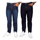 Kit Atacado 2 Calça Jeans Masculina Tradicional sortidas 
