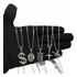Kit Atacado 5 Cordões 70cm Folheado A Prata P925 Promoção