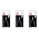 Kit Atacado C 3 Alicate Cutícula Afiado 722 Inox Mundial