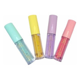 Kit Atacado Gloss Labial Lip Oil Hidratante Phállebeauty 4un Acabamento Brilhante Cor Branco
