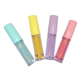 Kit Atacado Gloss Labial Lip Oil Hidratante Phállebeauty 4un Acabamento Brilhante Cor Branco