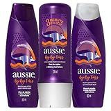 Kit Aussie Miraculously Smooth Shampoo Condicionador 180ml Tratamento Aussie 3 Minute Miracle Smooth Frizz 236ml