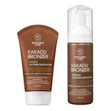 Kit Australian Gold Loção 120ml Mousse Autobronzeador 140ml