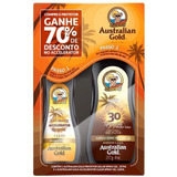 Kit Australian Gold Protetor Solar Fps30 Bronzeador 125ml