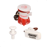 Kit Automático Bomba De Porão 500 Gph Saída Dágua 3 4