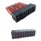 Kit Automotivo Porta Fusivel De Lamina 4mm 10 Unidades Novo