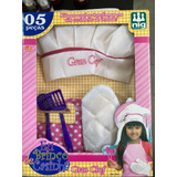 Kit Avental E Chapéu Gran Chef Infantil Rosa Nig Brinquedos