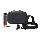 Kit Aventura Gopro Suporte Cabeça Clip Bastão Estojo