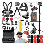 Kit Aventura P Gopro Hero 11 Completo Bike 60 Peças 3 Way