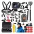 Kit Aventura P Gopro Hero 9 10 11 Case Mosquetão Bastão Bike
