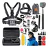 Kit Aventura Para Gopro Vibeshoot Df12m Hero 13 12 9 10 11 Completo Mosquetão Bastão