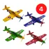 Kit Avião Brinquedo Caça De Guerra Jato Infantil Plástico Ap Cor Helice