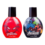 Kit Avon Marvel Colônia Spider Man Colônia Avengers 2x70ml