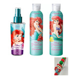 Kit Avon Princesa Ariel Shampoo Condicionador Colônia Tiara