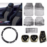 Kit azul Capa Banco Carro tapete volante Palio 96 97 98 99