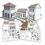 Kit B Casas Papel P Montar 1 87 Já Impressa Manual Maquete