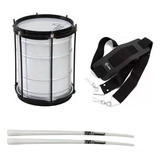Kit Bacurinha 8 Pol 30cm Batuka Baquetas E Talabarte