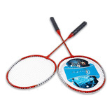 Kit Badminton 2 Raquetes 12 Petecas C Bolsa Kit Completo