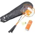 Kit Badminton 2 Raquetes 3 Petecas E Bolsa Vollo