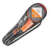 Kit Badminton 2 Raquetes 3 Petecas E Bolsa Vollo