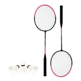 Kit Badminton 2 Raquetes E 3