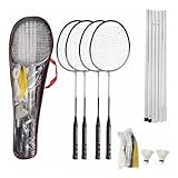 Kit Badminton C 4 Raquetes