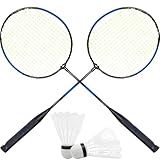 Kit Badminton Com 2 Raquetes 2 Petecas Para Todas As Idades E Níveis