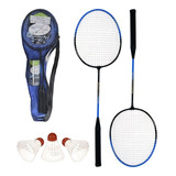 Kit Badminton Completo 8 Raquetes