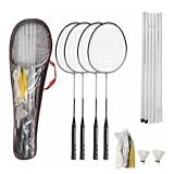 Kit Badminton Pro 4 Raquetes 2