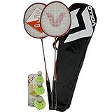 Kit Badminton Vollo VB002 2 Raquetes