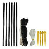 Kit Badminton Vollo Vb004 Completo Com Rede Para 4 Pessoas