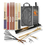 Kit Bag 6 Pares De Baquetas Vassourinha E Feltro Liverpool
