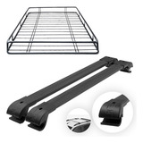 Kit Bagageiro Maleiro Gradeado 100 X 150 Travessa De Teto