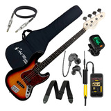 Kit Baixo Giannini Jazz Bass