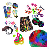 Kit Balada Festa 150 Pçs Óculos tiara pulseira Neon E Marabu