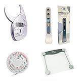Kit Balança Corporal Estadiometro Adipometro Trena