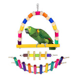 Kit Balanço E Brinquedos Para Papagaio