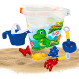 Kit Balde De Praia Infantil Brincar Areia Parque 8 Pecas Baldinho De Parquinho Verao Para Meninos E Meninas Kids