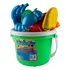 Kit Balde Radical Brinquedos Baldinho De Praia Para Crianças