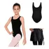 Kit Ballet Balé Dança Jazz Infantil Regata E Saia Premium