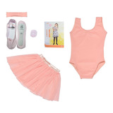 Kit Ballet Balé Roupa Infantil Olga Georgia 6 Peças