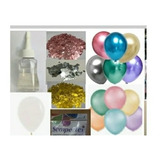 Kit Ballon Cake Topper Bolo De Balões Diversos Itens Qualidd
