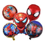 Kit Balões Bexiga Metalizados Super Herois Decoração Festa