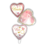 Kit Baloes Metalicos Bride To Be Despedida De Solteira Noiva