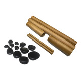 Kit Bambu Kit Com 12 Pedras P Massagem Corporal E Facial