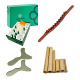 Kit Bambu Kit Ventosas Pantalas Corporais Massageador