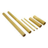 Kit Bambu Rolo Massagem Bambuterapia Facial Corporal Estek