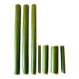 Kit Bambuterapia Massagem Corporal E Facial 7 Peças Natural