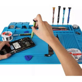 Kit Bancada Assistência Celular Manutenção Manta Ferramenta