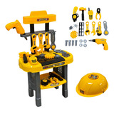 Kit Bancada Maleta Ferramentas Brinquedo Infantil Didático